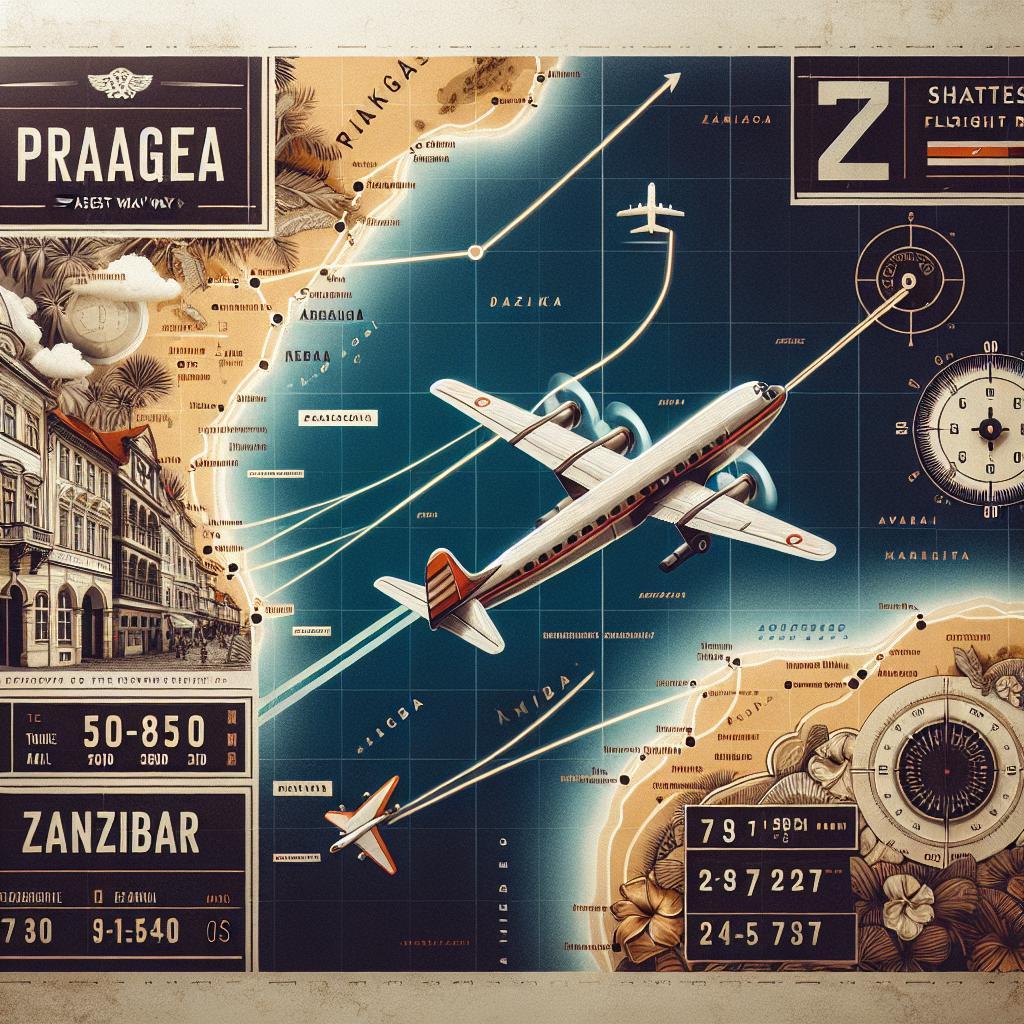 Jak dlouho trvá let Praha-Zanzibar? Nejrychlejší cesta do africké perly!