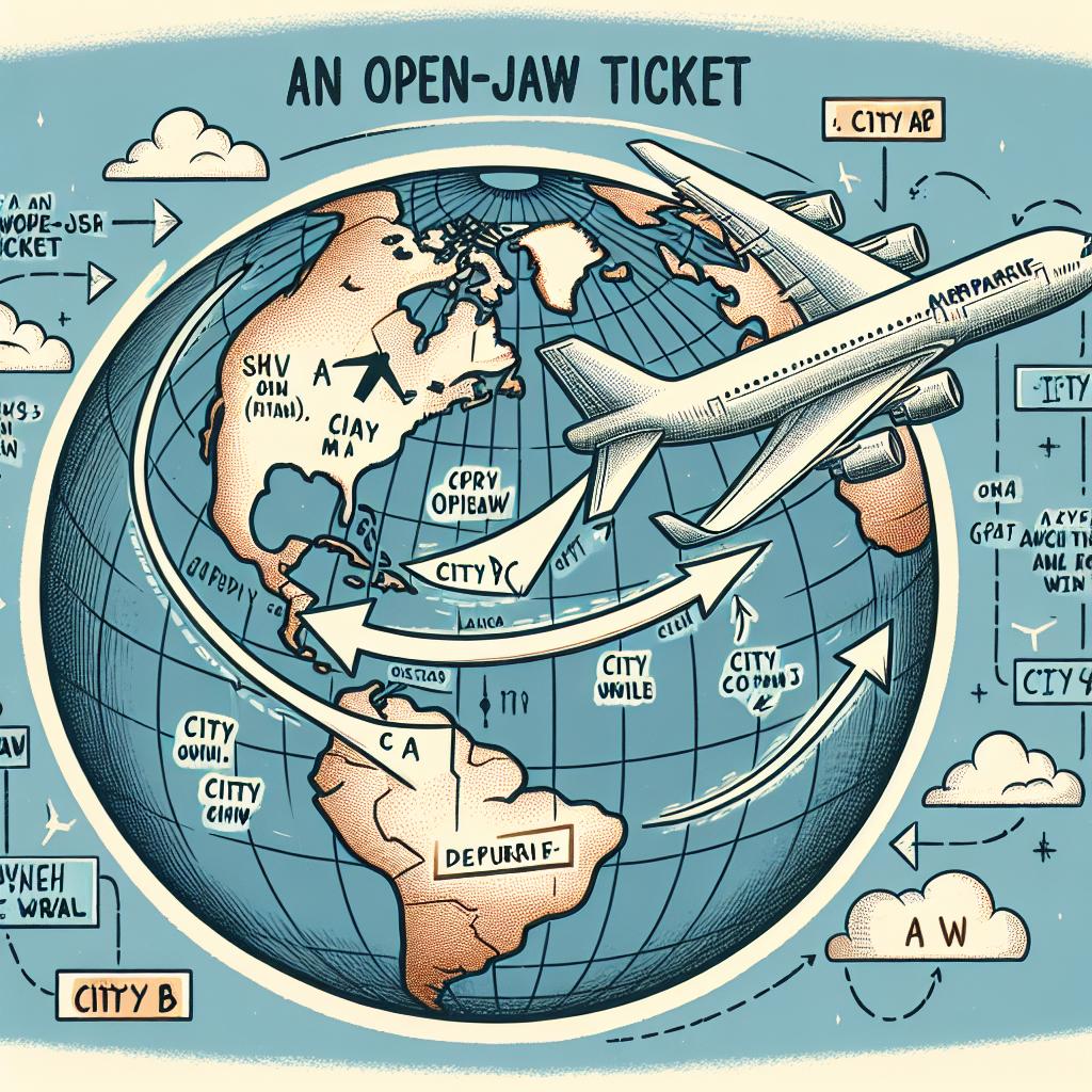 Jak funguje open-jaw letenka