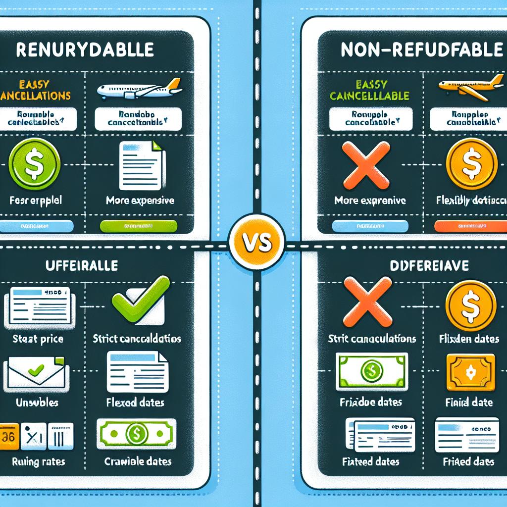Vratné a nevratné letenky: Hlavní rozdíly
