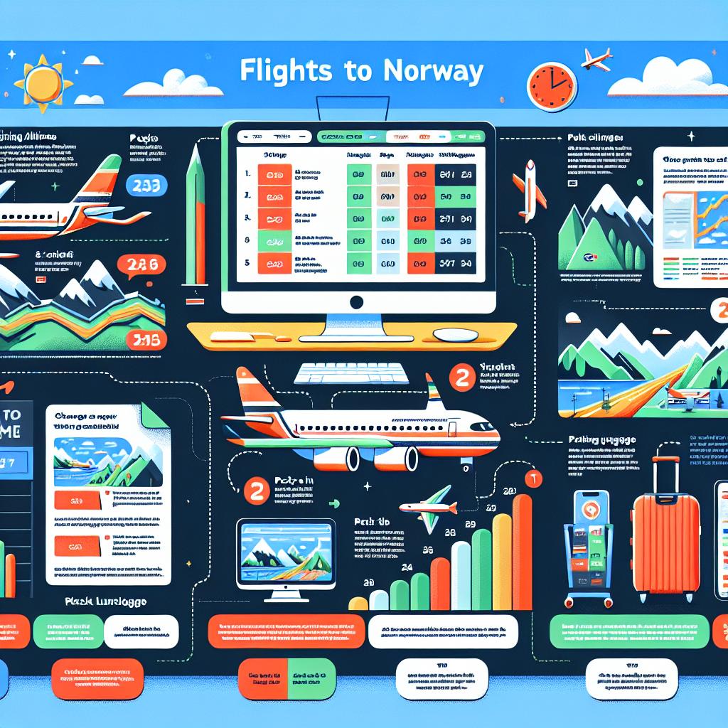 Jak najít nejlepší letenky do Norska