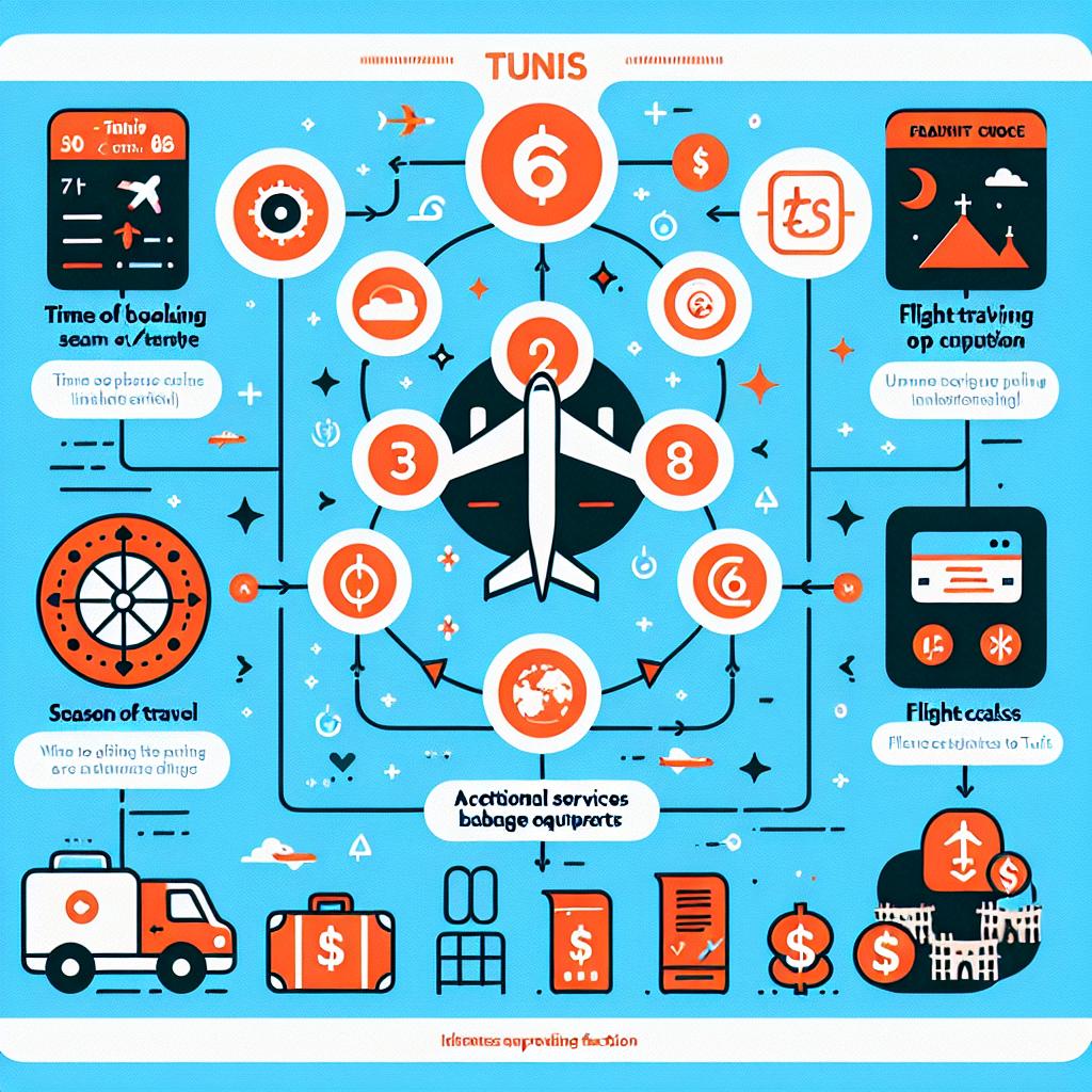 Co ovlivňuje cenu letenky na Tunis