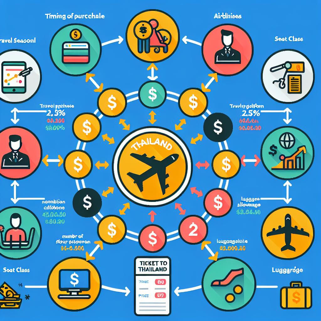 Co ovlivňuje cenu letenky do Thajska