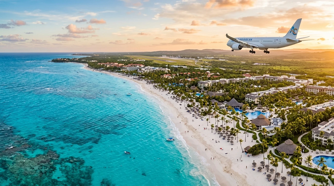 Levné letenky do celého světa a nejlepší triky pro cestovatele 2 Doba letu do Dominikánské republiky z Prahy a Punta Cana